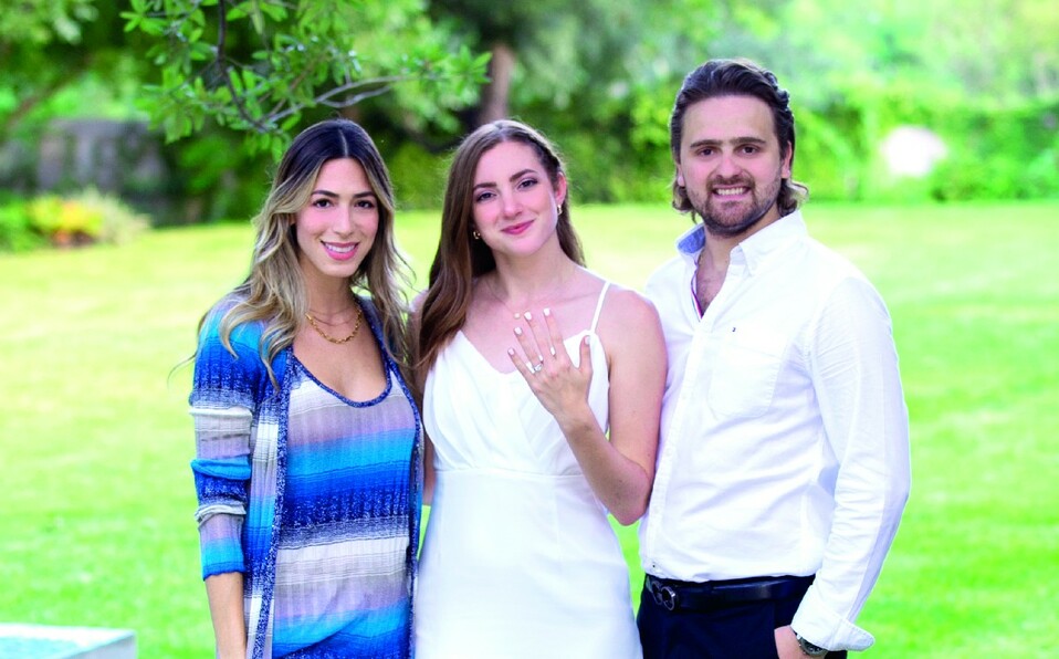 Fer Polín y los novios.