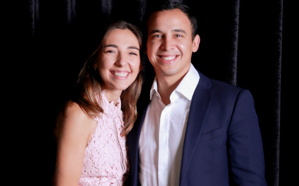 Miriam Fernández y Sebastian Guevara. FOTO: DANIEL SALDÍAVR