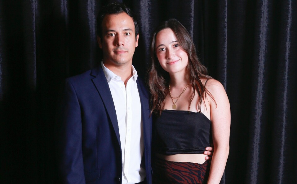 Rodrigo Guevara y  Grazia Decanini Rodríguez, FOTO: DANIEL SALDÍVAR