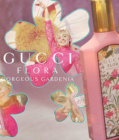 Miley Cyrus y Gucci nos sorprenden con una nueva fragancia/ Foto: Cortesía