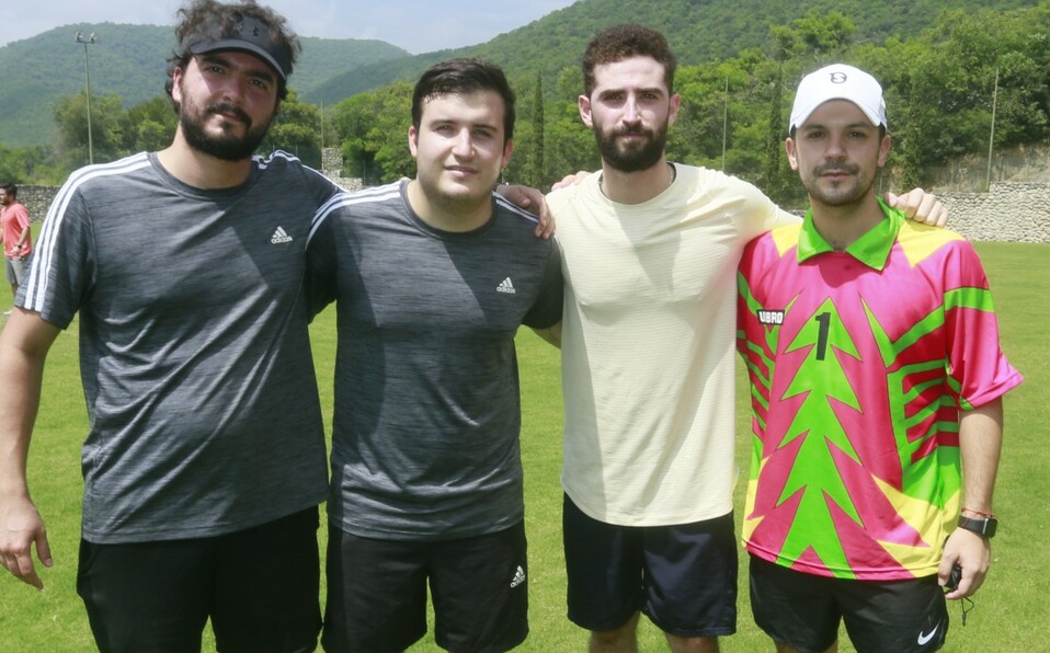 Andrés Hovelmann, Juan David González, Juan Alonso Pruneda y Mauricio Martínez.
