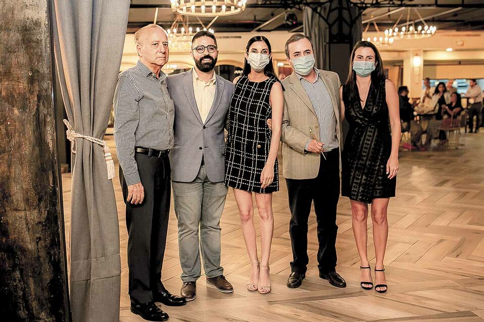 Francisco Azcárraga, Rodrigo Azcárraga, Adibe Mina, Francisco Azcárraga y Daniela González / Fotos: Cortesía