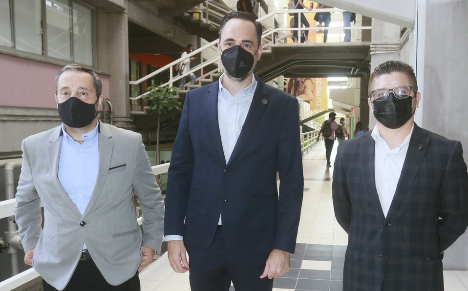 José Javier García, Carlos García y Jesús Daniel López. FOTO: OMAR VALDEZ