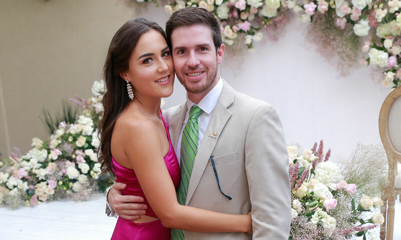 Roberta Treviño y Adrián Garza