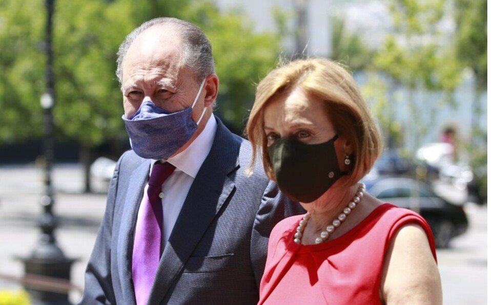 Alberto De la Garza Evia y Carmen Páez de De la Garza Evia / Foto: Daniel Saldívar