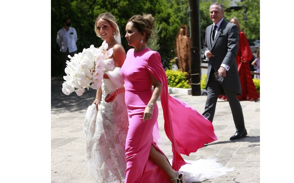 La novia junto a su mamá Bibiana Zambrano / Foto: Daniel Saldívar