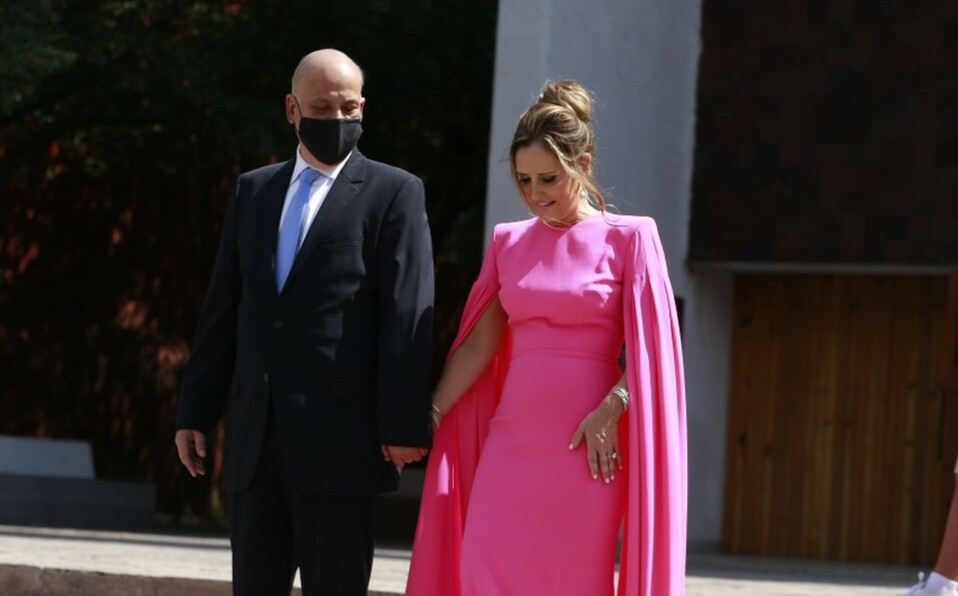 Papás de la novia. Bibiana Zambrano y Guillermo Cárdenas / Foto: Daniel Saldívar
