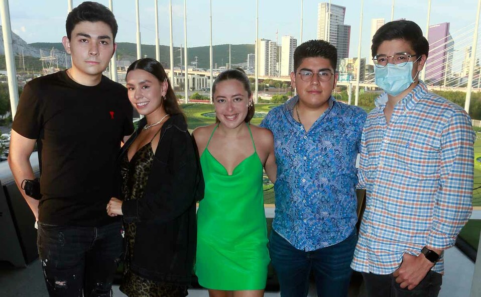 Rodrigo Ochoa, América Plante, Delibeth Villegas, Rodrigo Lazcano y Teo Torres / Fotos:  Omar Valdez