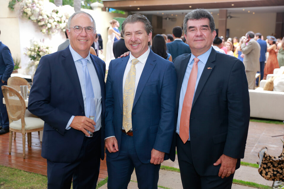 Rodrigo Salinas, Carlos Hinojosa y Jorge Gámez