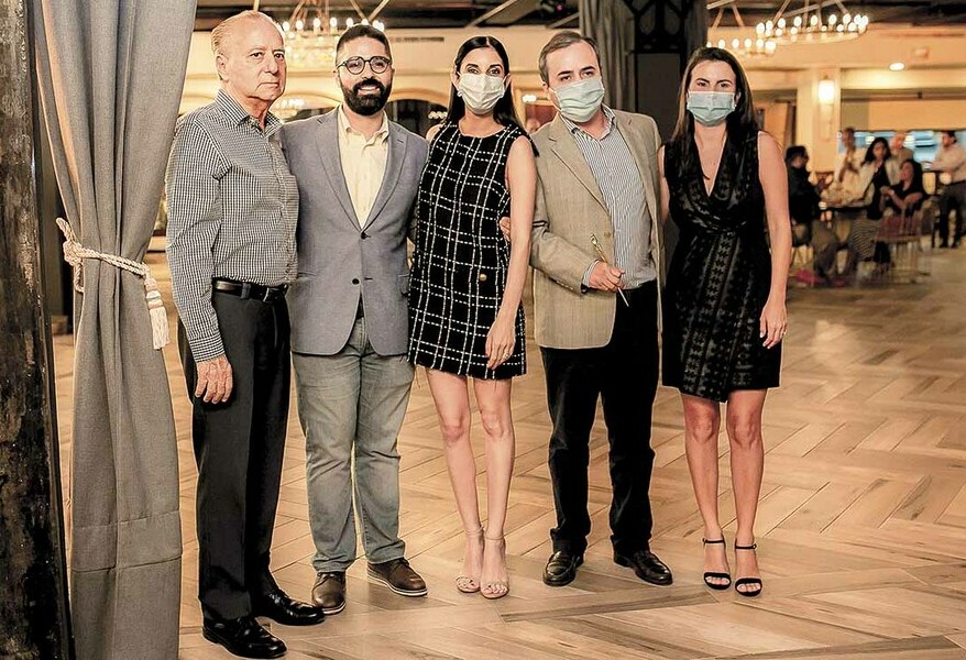 Francisco Azcárraga, Rodrigo Azcárraga, Adibe Mina, Francisco Azcárraga y Daniela González / Fotos: Cortesía