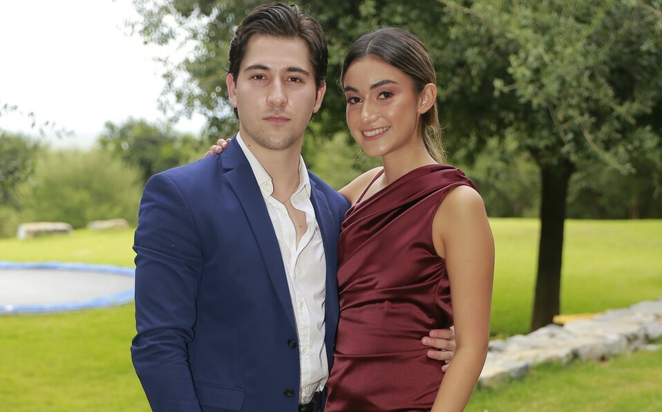 Abelardo Garza y Daniela Díaz Conti. FOTO: DANIEL SALDÍVAR
