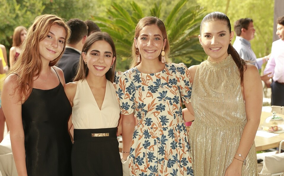 Andrea Ramos, Alicia Martínez, Gabriela Miller y Sofía Moreno. FOTO: DANIEL SALDÍVAR