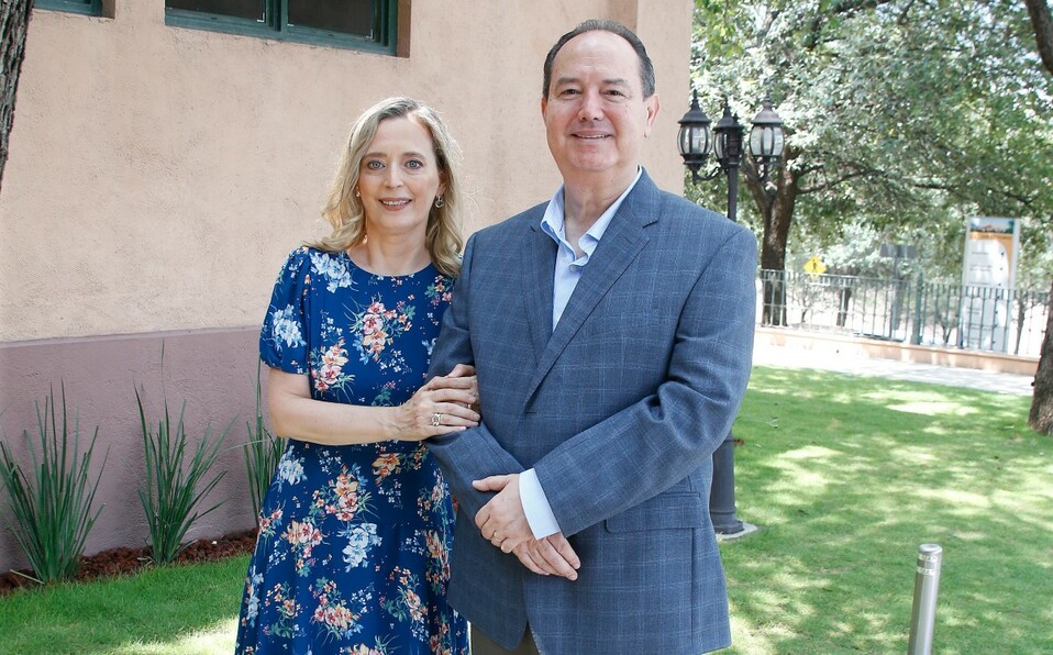 Carmen Cantú de Guerra y David Guerra Guzmán.  FOTO: ANTONIO MIRELES