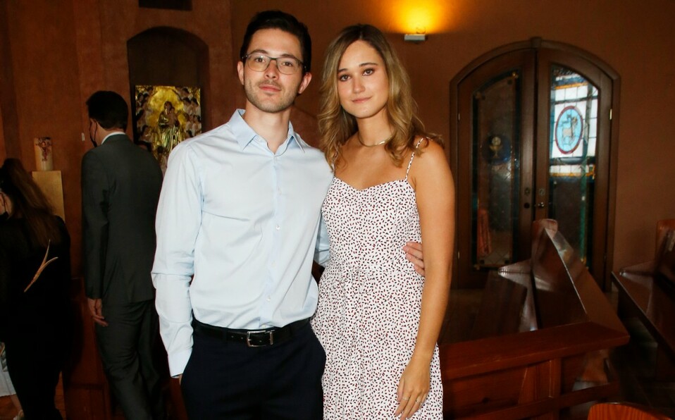 Luis Guerra  y Miroslava Mena.  FOTO: ANTONIO MIRELES