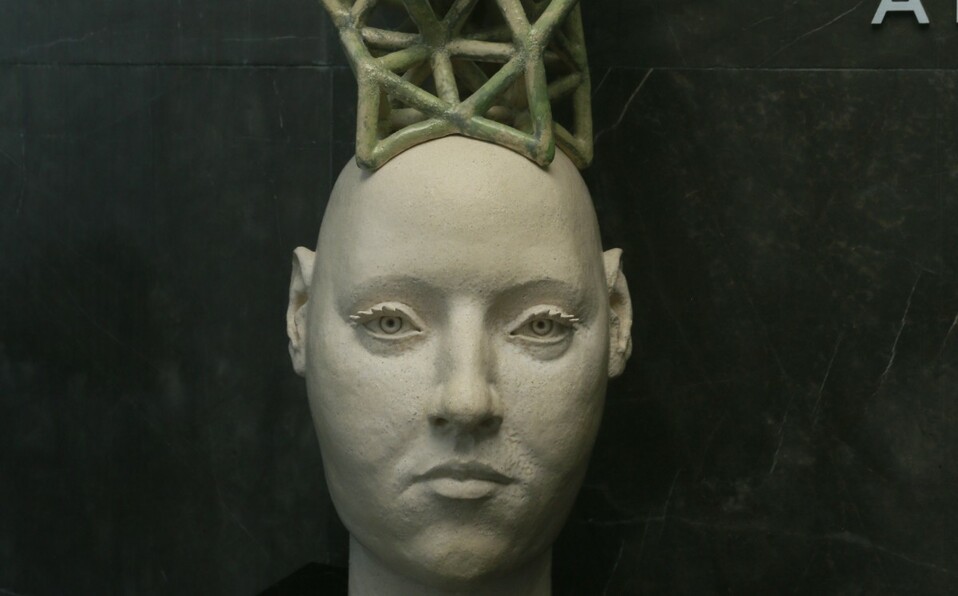 Escultura para subasta / Foto: Omar Valdez