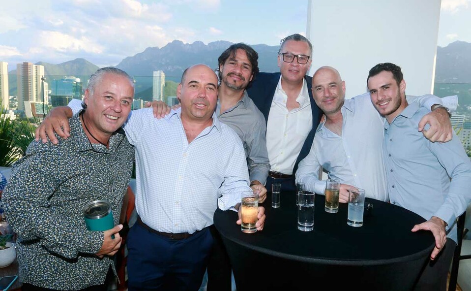 Guillermo González, Luis Felipe López, Ernesto Muñoz, José Ramón Pérez, Napo Chapo y Santiago Chapa / Fotos: Omar Valdez