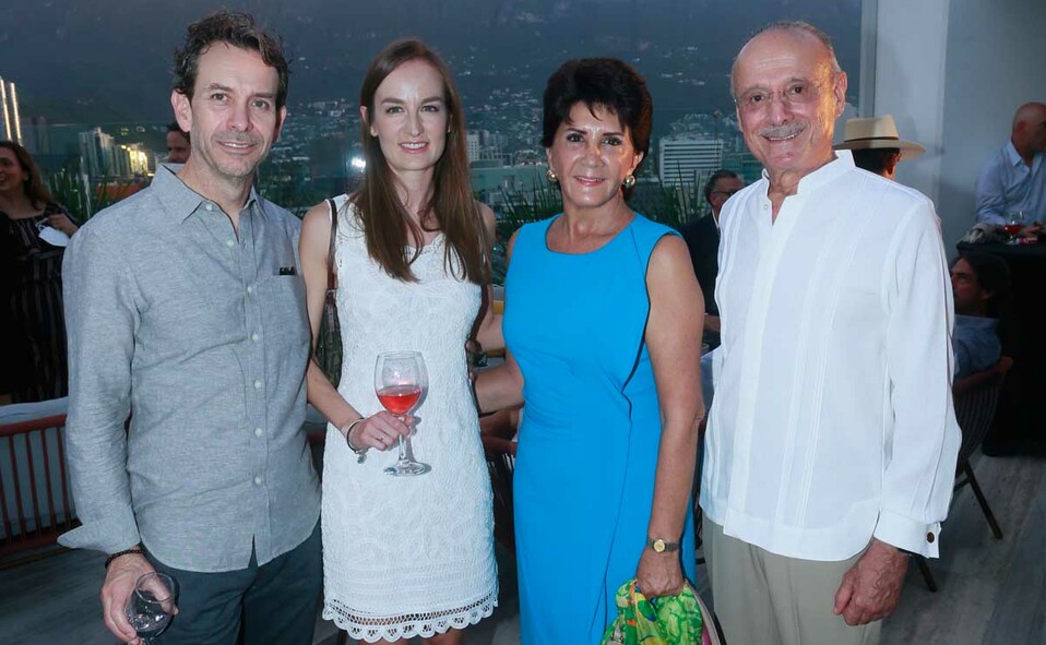Miguel Navarro, Alejandra Huerta, Elizabeth Flores y Roberto Henry / Fotos: Omar Valdez