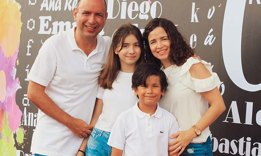 Juan Ríos, Regina Rios, Claudia Pesquera y Juan Ríos/ Fotos: José Chang