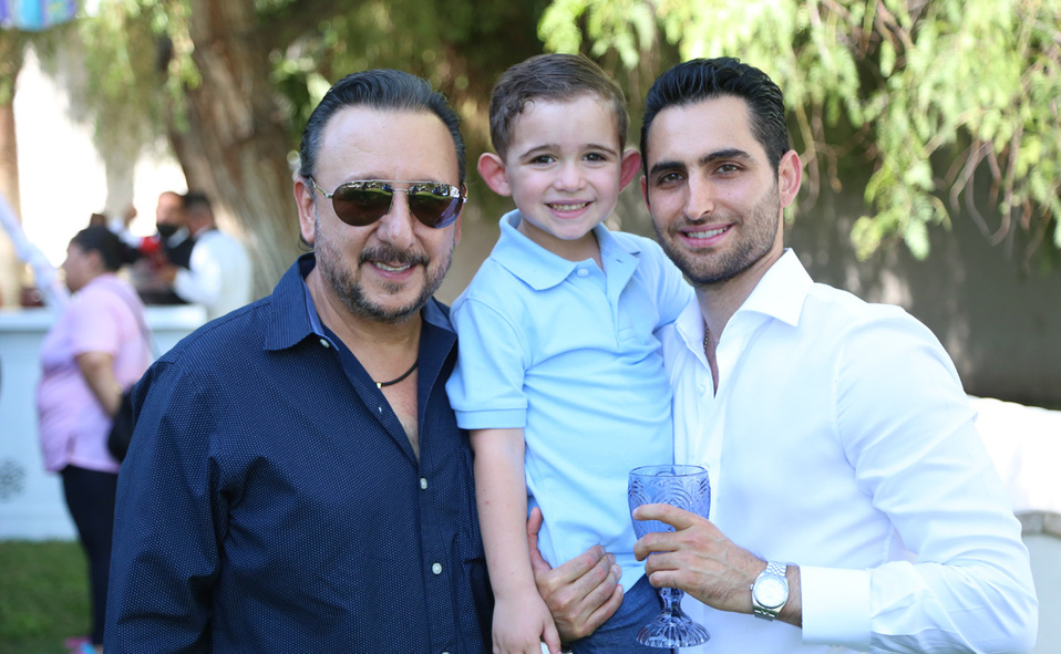 Salvador, Jorgito y Manuel