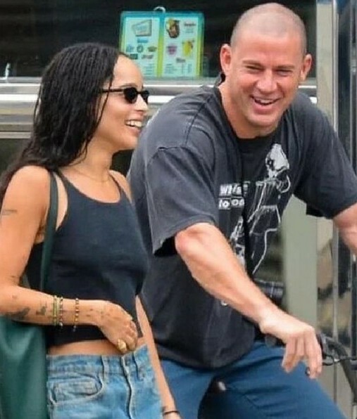 Zoe Kravitz y Channing Tatum (Foto: Instagram)