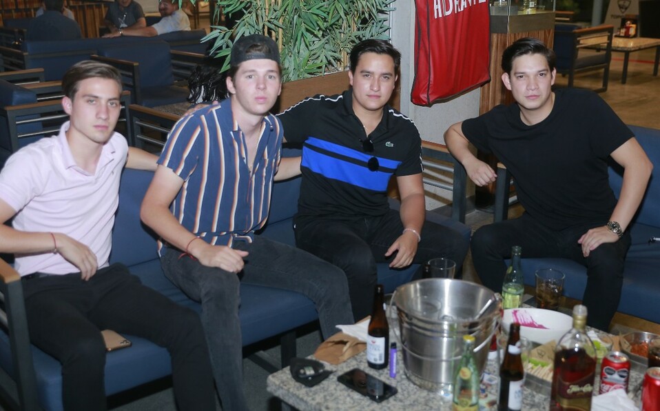 Marcelo Salazar, Antonio Castillo, Rafael Reyes y René Hernández. FOTO: DANIEL SALDÍVAR