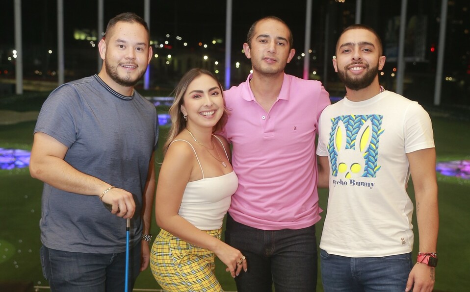 Jorge Salcido, Brittney Hernández, Bernardo Orendain y Erick Díaz. FOTO: DANIEL SALDÍVAR