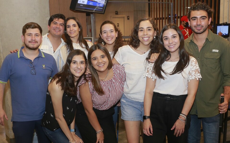 Tomás Rosales, Ricardo Ayala, Dinorah Cantú, Mariluz Jiménez, Andrea Quirasco, Lorena Patrón, Daniela González, Ricardo Tello y Lily Cárdenas. FOTO: D