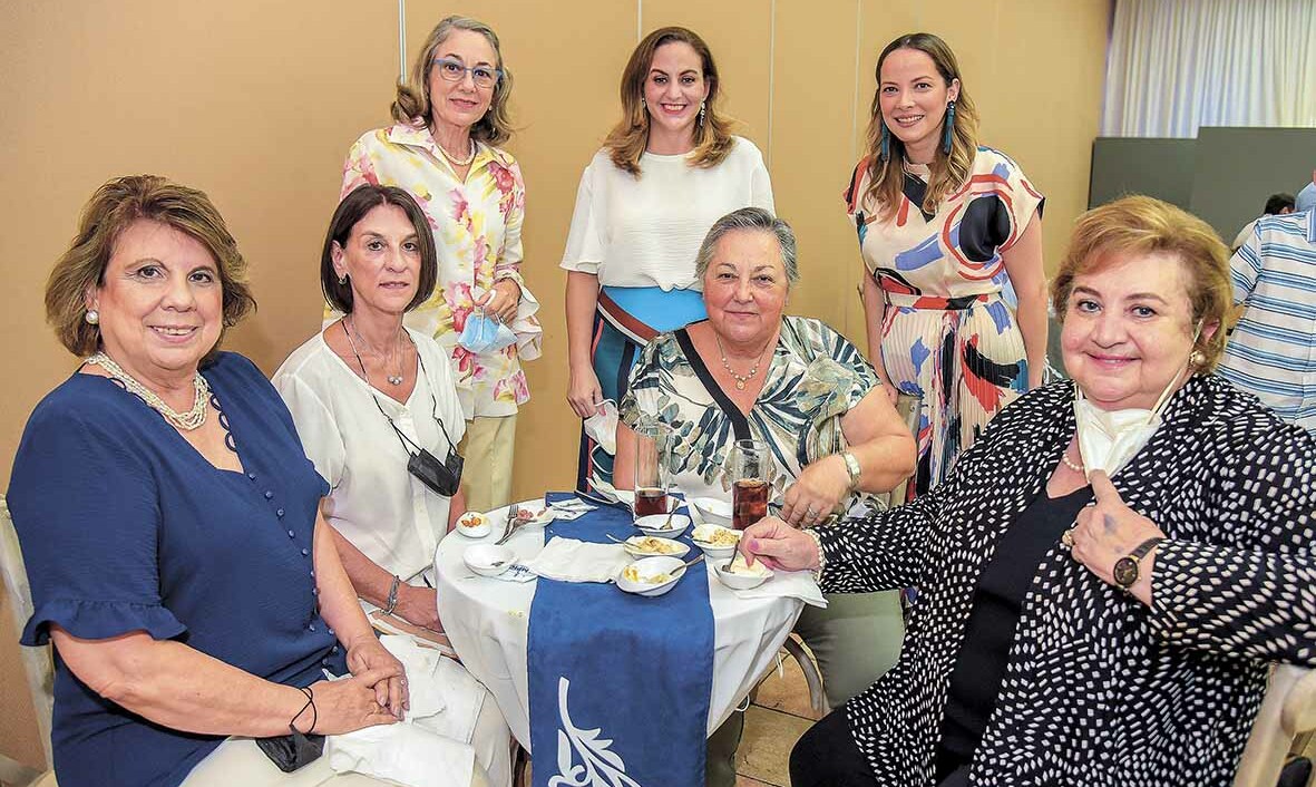 Mireya de Gochicoa, María De la Hidalga, Mónica de Haces, Maribel de Gómez, Graciela de Alzaga, Marisa Gómez y Claudia de Gómez / Fotos: José Chang/ D