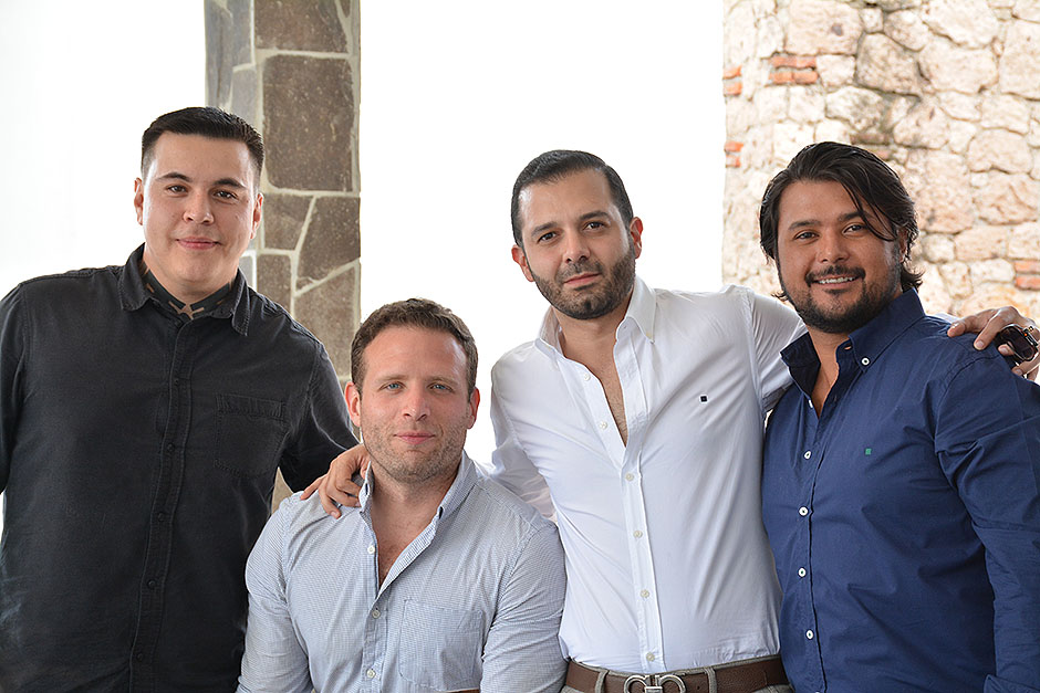 Javier Mayorga, Albini Robles, David Soria y David Rodríguez