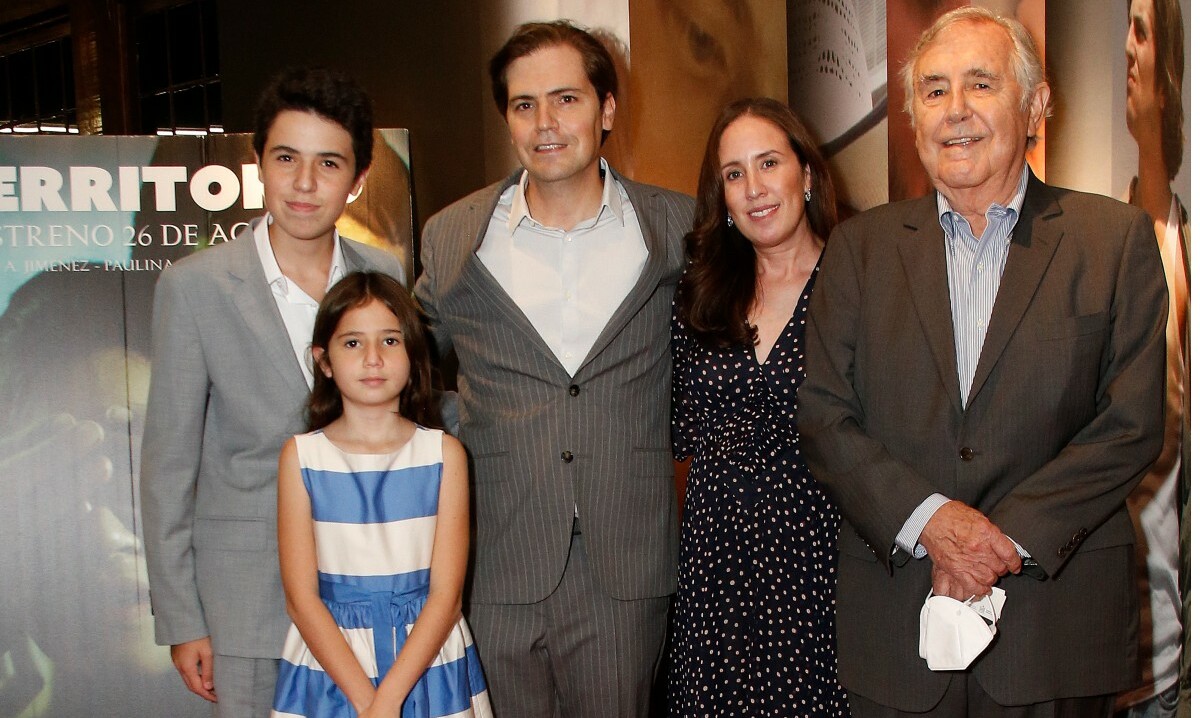 Andrés Clariond, Andrés Clariond, Leticia Cerecer de Clariond, Eugenio Clariond y Sofía Clariond / Foto: Antonio Mireles