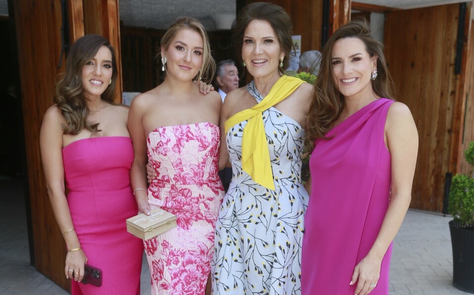 Daniela García, Isabella García, Milma Treviño de García y María Fernanda García / Foto: Omar Valdez
