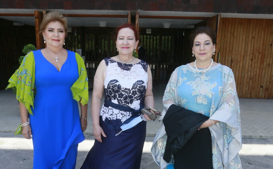 Fredes Treviño, Sara Raquel Treviño y Teresa de Treviño / Foto: Omar Valdez