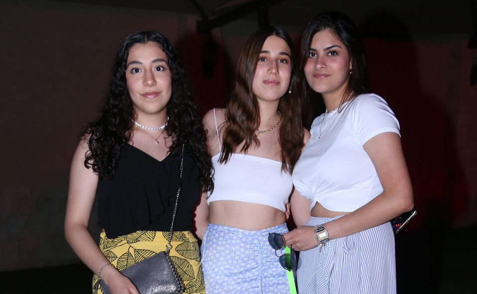 Luciana, Regina y Alejandra