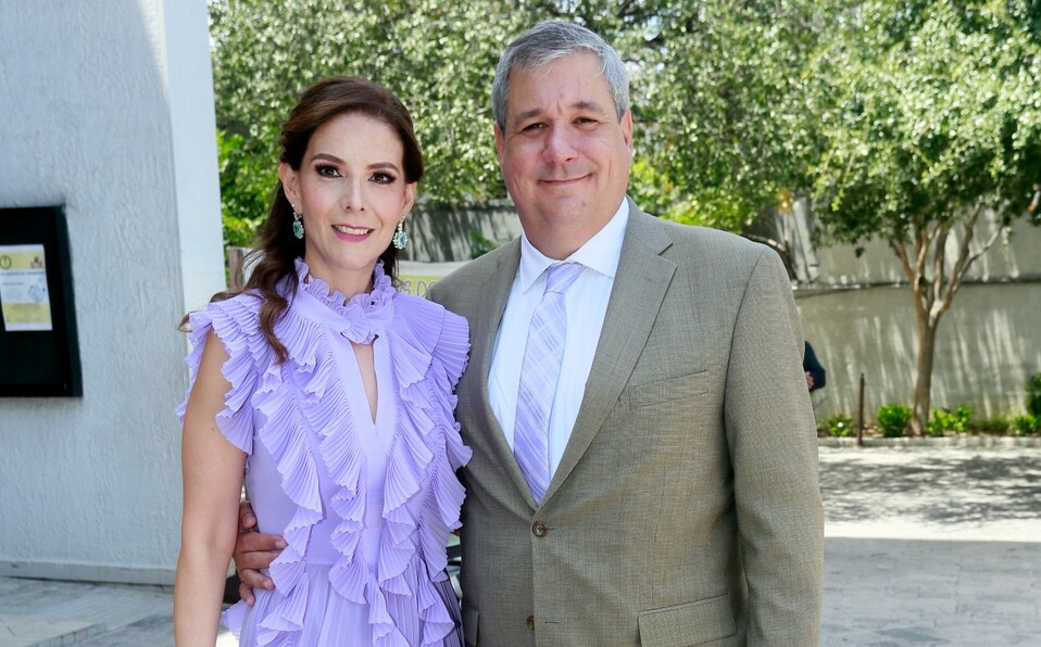 Mónica Martínez de De la Garza y Pedro De la Garza / Foto: Omar Valdez