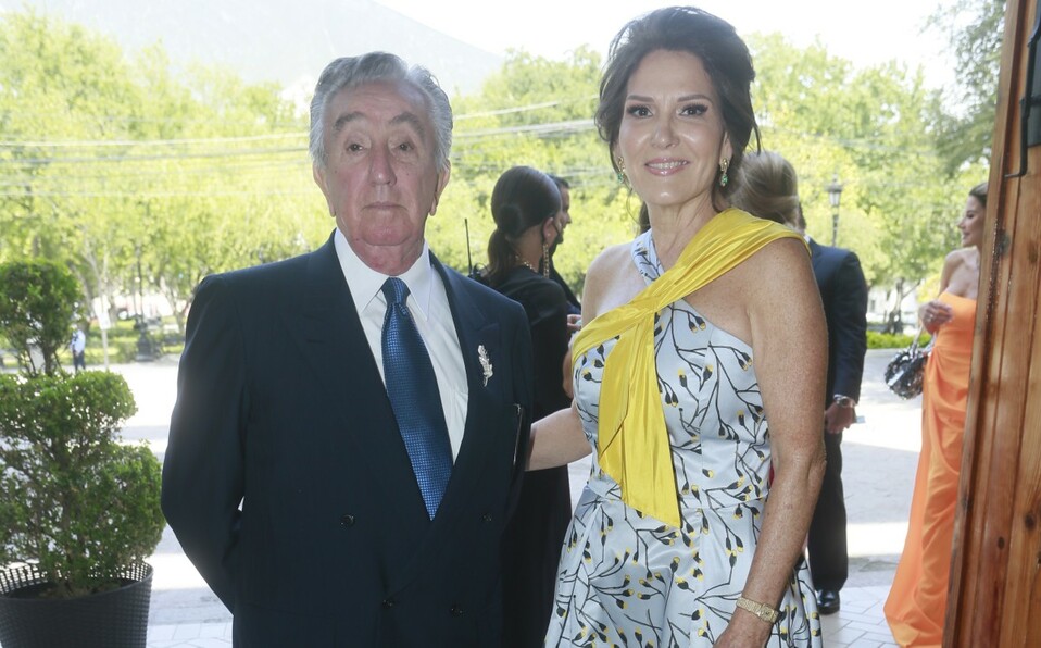 Papás del novio. Luis Esteban García y Milma Treviño de García / Foto: Omar Valdez