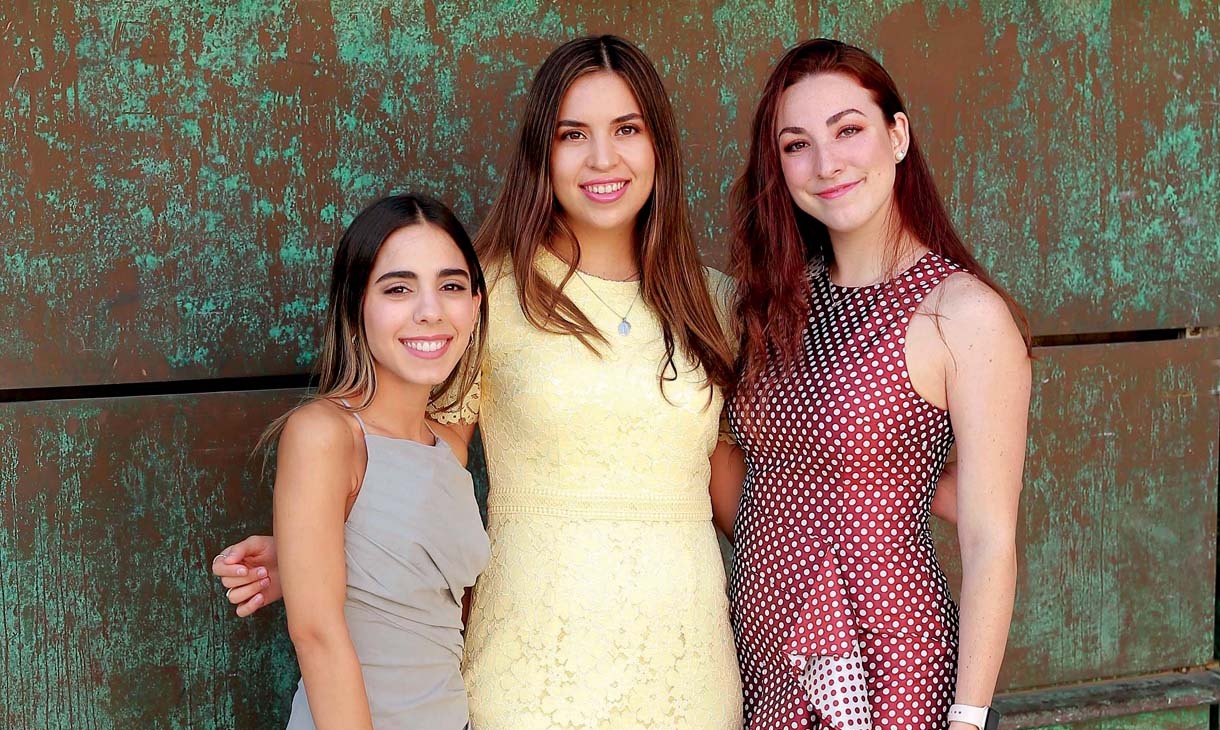 Alicia Martínez, Priscila Vargas y Chayito Zendejas