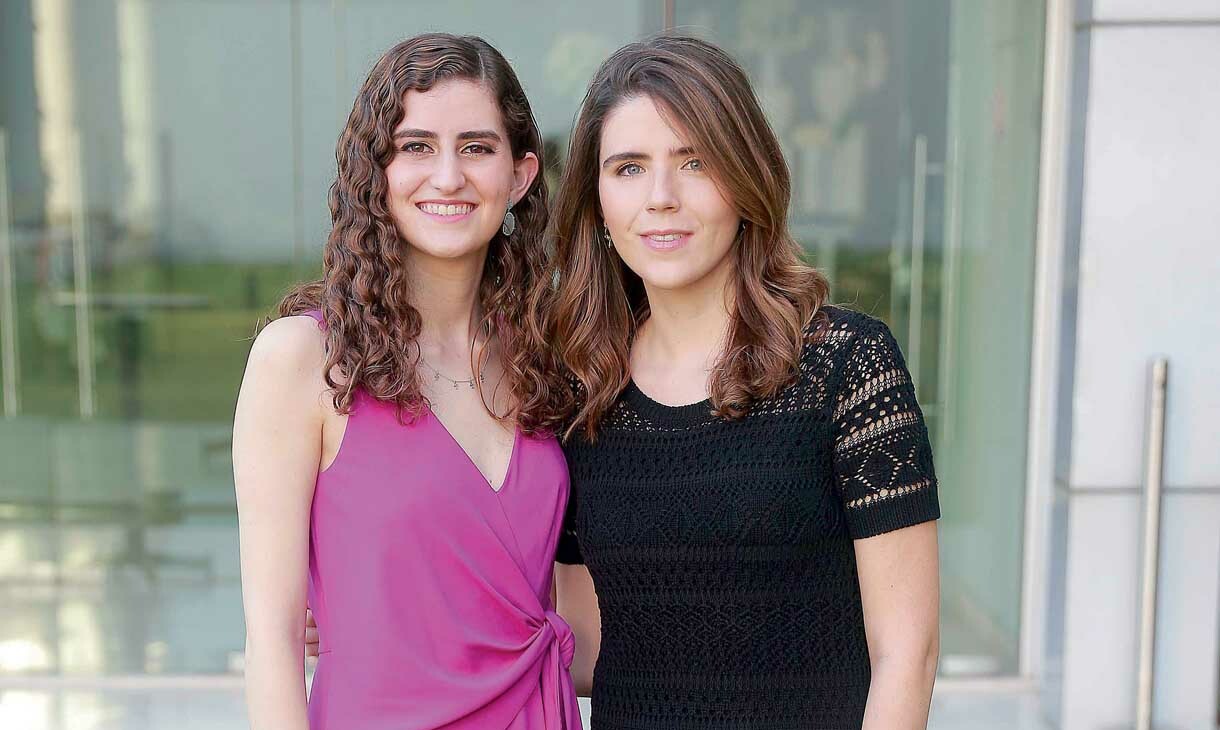 Lucy Treviño y Sofía Kalionchis