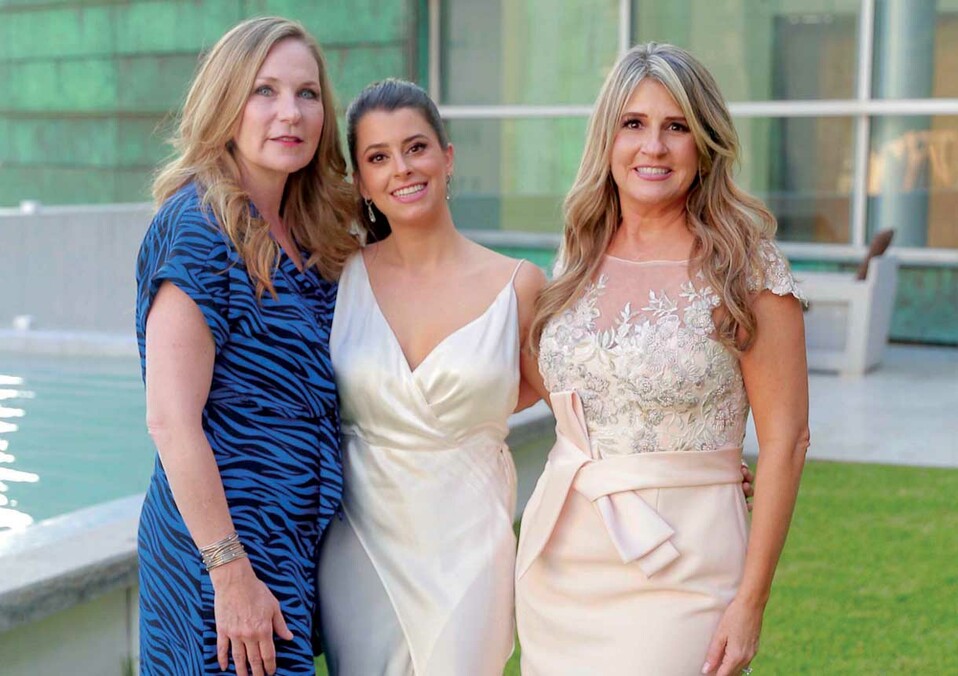 Adriana Ibarra de Bremer, Camila Garza Sáenz y Alejandra Sáenz de Garza