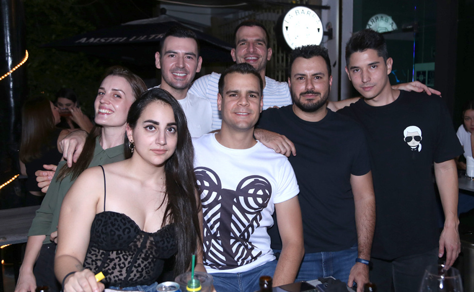 Juanni, Fer, Adrián, Marce, Oscar, Ricardo y Antonio