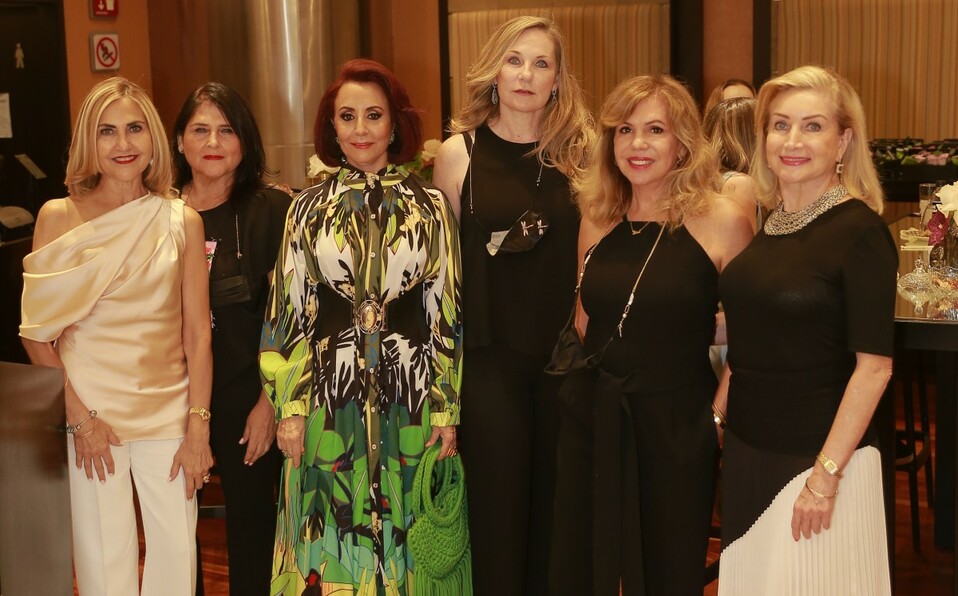 Mónica Buerón de Villarreal, Lula Peña de Longoria, Amalia Lozano de Maiz, Adriana Ibarra de Bremer, Gina Benavides de Velarde y Margarita De la Maza.