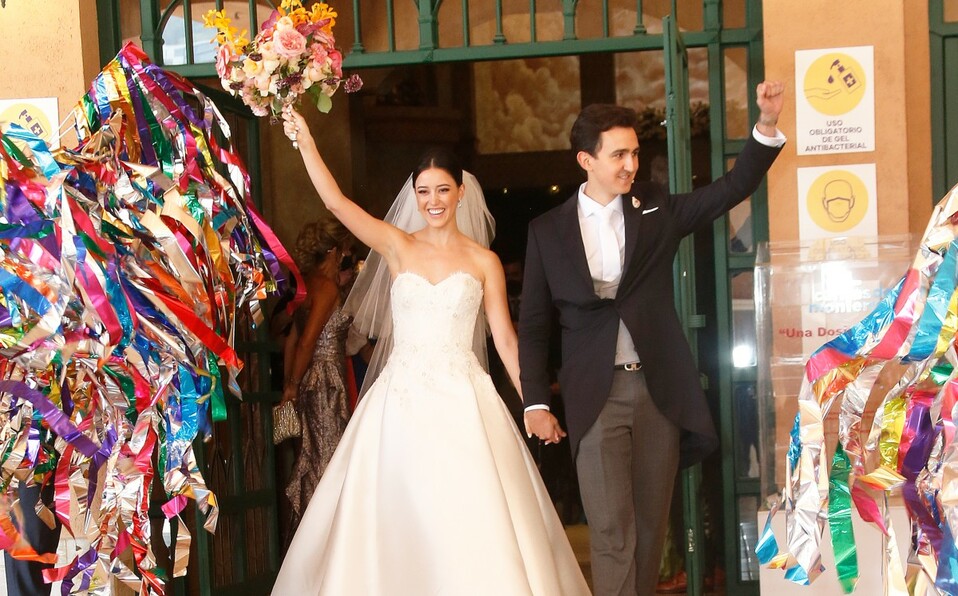 Los novios al finalizar la ceremonia / Foto: Antonio Mireles