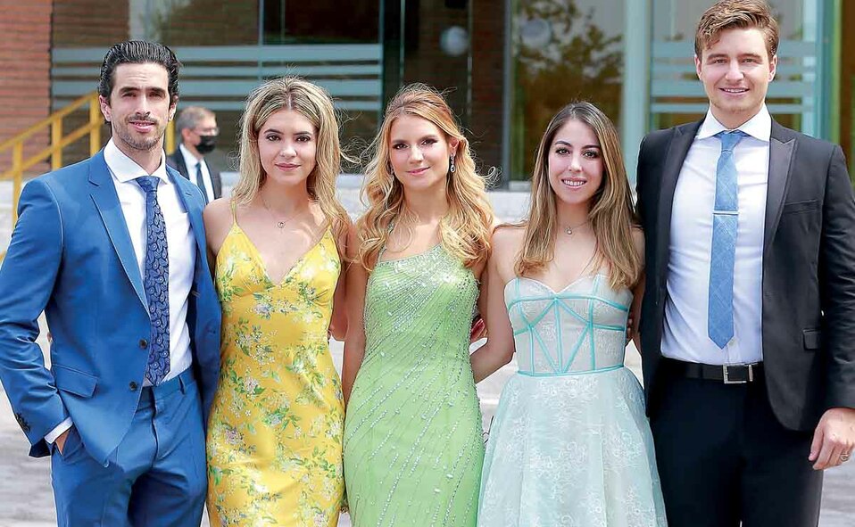 Santiago Zubirán, Monse Iga, Lily Elizondo, Baby Ochoa y Daniel Mullen / Fotos: Daniel Saldívar