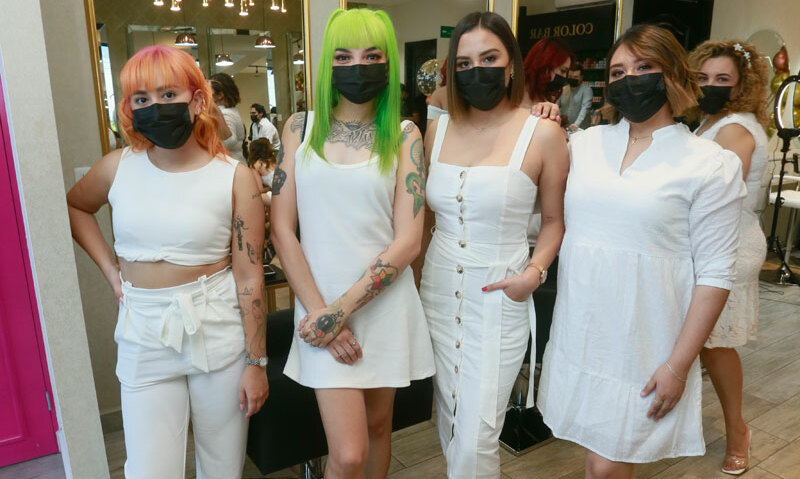 Jaquelin Martínez, Silvia Guerra, Karen de la Rosa y Xiomara Martínez