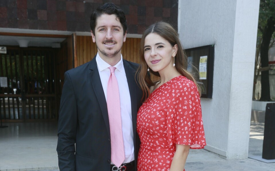 José Miguel Garza y Mariana Amione.  FOTO: OMAR VALDEZ