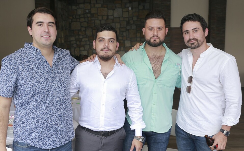 Héctor de Zamacona, José Romero, Gerardo Vaquero y Alfonso Peña. FOTO: DANIEL SALDÍVAR