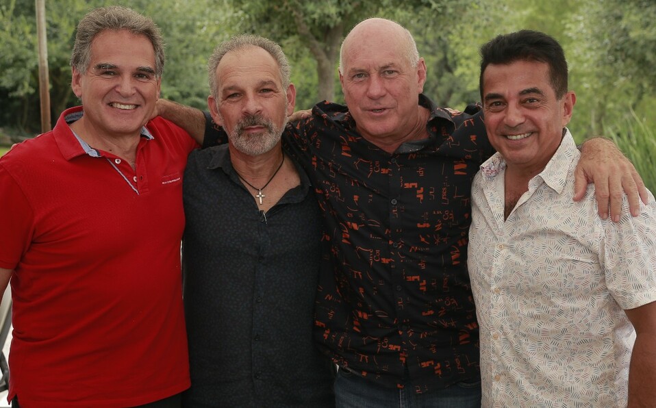Eugenio Dávila, Carlos Martínez, Eduardo Palacios y Luis Fernando Martínez. FOTO: DANIEL SALDÍVAR