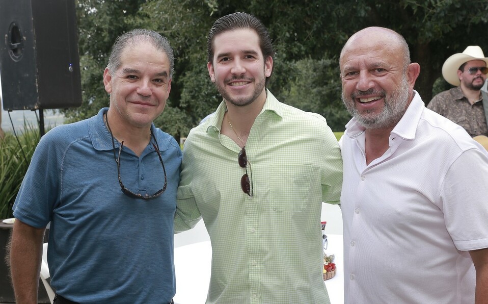 Bil Martínez, Gustavo De la Garza y Ricardo Lobatón. FOTO: DANIEL SALDÍVAR
