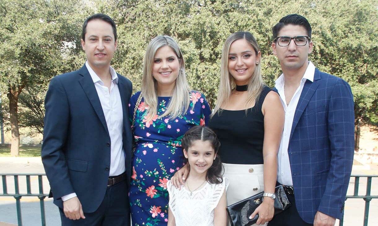 Luis Rohana, Ana Paula González, Alicia Ramos, Franco González y Ximena Rohana