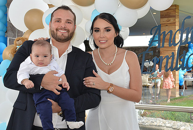 Andrés Alfonso Rodríguez, Karla Michel Ágila y Andrés Emilio Rodríguez Águila