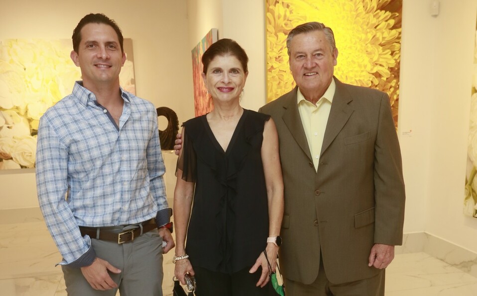 David Margáin, Alejandra Sada de Margáin y Fernando Margáin / Foto: Omar Valdez